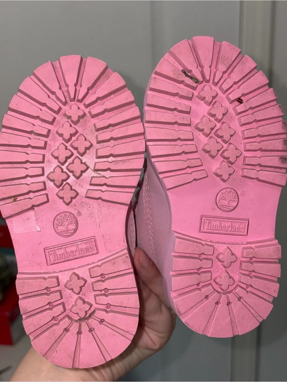 Pink Timberland Boots